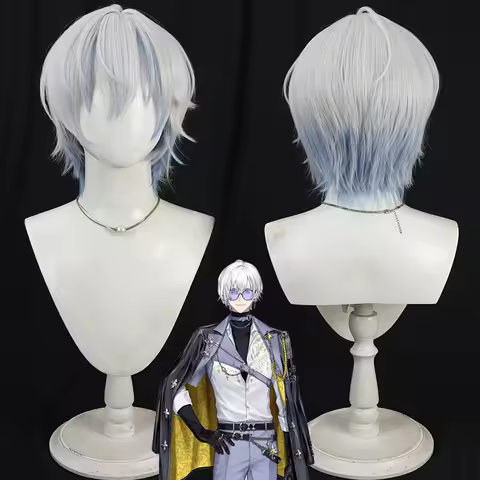 Nijisanji EN Kaelix Debonair Cosplay Wig Niji Virtual Youtuber BY THE BEAT Kaelix Debonair Heat-resi