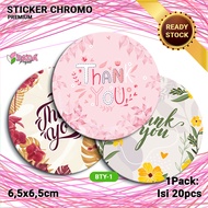 Thank You Stickers – Beautiful Decorative Thank You Labels for a More Attractive Product (20 pcs)