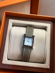 Hermes Watch  Heure H watch 25 mm 手錶 大象灰