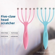 Five-Claw Rolling Ball Massager Manual Kulit Kepala Melegakan Gatal Urut Penjagaan Kepala Cakar Meri