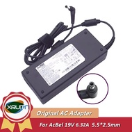 Genuine AcBel ADC027 19V 6.32A 120W AC Adapter Charger For MECHREVO MSI Laptop Power Supply Original