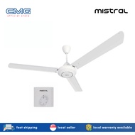 Mistral 60" Electric Ceiling Fan with regulator | MCF60EB