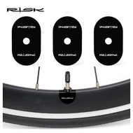 RISK OVAL PRESTA VALVE PROTECTION STICKER - 4PCS