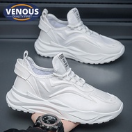 【Venous】2025 New White Sports Shoes for Men Super Light Casual Men's Shoes Breathable Sneakers for M
