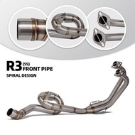 MT03 Exhaust Manifold For Yamaha Street Bike MT-03 MT25 2015-2024 Motorcycle Modify Headers Tube