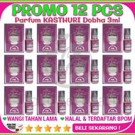 PROMO 12Pcs (1 box) Parfum KASTURI 3ml Dobha BPOM Original Roll On Non Alkohol -  Parfum kasturi pri
