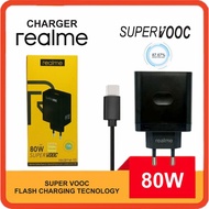 Charger Fast Charging Type C & Micro Realme Reno 8/80W SuperVooc Original Adapter High Quality