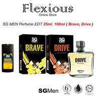 *SG MEN* Perfume EDT 25ml, 100ml ( Brave ), ( Drive )