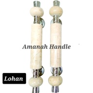 Termurah Handle Pintu Marmer Batu Alam 33cm - Gagang Pintu Rumah Stainless Pegangan Pintu Rumah Marm