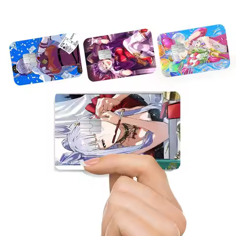 P-pretty D-derby Gold Ship Game Girl Anime Front Cover Film Sticker Skin For Credit Debit Card Small