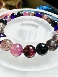 收藏黑莓紫濃色彩超七9mm22.09g黑煙花紫超七黑加侖三輪骨幹水晶