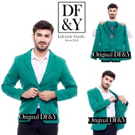 YARRAFA Jas Blazer Pria Dewasa Slimfit HIJAU BOTOL (NU) Bayar Di Tempat (COD) Semi Woll Casual Forma