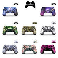 PS4 gamepad skin Two Led skin PS4 Controller Sticker Skin Game Joystick Protective Sticker For PS4 Playstation 4 Accessories