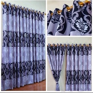 Promo Murah Gorden Jendela dan Pintu Minimalis Ring Smokering /Gorden Polos Emboss/Gorden Murah/Hord