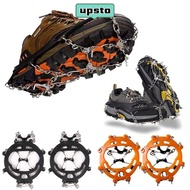 UPSTO Ice Shoes Spike, Lightweight Non-slip Ice Grippers,  8/10 Teeth Ice Snow Shoes Spikes