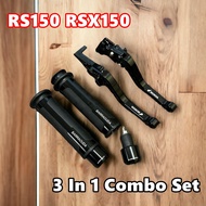 RSX150 RS150 WINNER X Brake Clutch Lever Handle Grip CNC ALLOY Combo Set Honda RSX RS150R Handle Gri