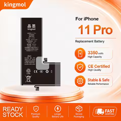 Kingmol Original-Grade Battery for iPhone 11 Pro Max Long Lasting Li-ion Phone Replacement Battery 1