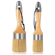 【DDK】-Wax and Chalk Paint Brush Wax Brushes Brushes for Furniture DIY Art Crafts, Natural Bristle