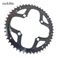 rockible Round Oval 48T Steel Chainring 104mm BCD Narrow Wide Road Bike Crankset for Road Bicycle Ac
