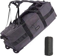 80L Rolling Duffle Bag with Wheels - 31" Heavy-Duty Foldable Travel Duffel Bag, Water-Resistant Whee
