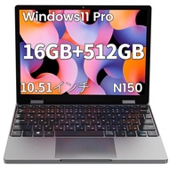 Zwide Laptop 10.51 inches N150 Windows 11 PRO Japanese Keyboard 16GB LPDDR5 + 512GB SSD 1920*1280 To