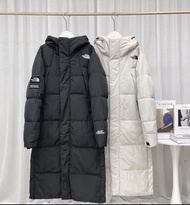 全新韓版the north face jacket the north face外套the north face羽絨the north face  the north face 中長款白鴨絨羽絨服