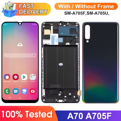 A70 Display Screen Replacement, for Samsung Galaxy A70 A705 A705F A705FN/DS Lcd Display Digital Touc
