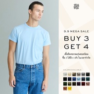 WARDROBE MINISTRY - เสื้อยืดคอกลม The Perfect Pocket Tee in Sky Blue