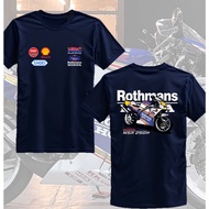 Rothmans x honda HRC MotoGP NSR250R cotton tshirt S-5XL