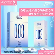 DUREX 003 High Elongation Waterborne PU Condoms Thinner Ultra Fit Lubricated Latex Free Softness 杜蕾斯