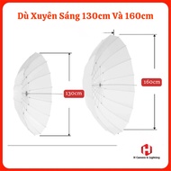 Translucent Umbrella 130cm and 165cm - Light Diffusion Umbrella, Light Control in Studio