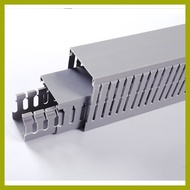 △ ﹊ ∰ PVC Cable Tray Duct Slotted PVC cable trunking Wire Duct Cable Management