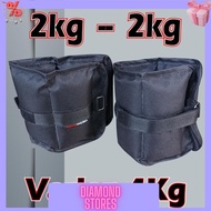 Foot Weights, Leg Bending Bands, Leg & Hand Weights 4 Kg