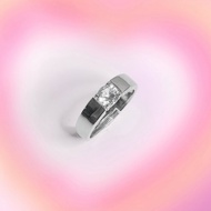 Clear Quartz Adjustable Ring 925 Silver Ring