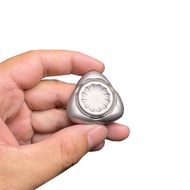 new Novel EDC Fidget Spinner Creative Silver Stainless Steel Adult Fidget Toy Relieve Stress Hand Sp