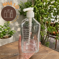 Glass Syrup Pump Bottle 1100ml & Plastic 1600ml With Pump Nozzle 10cc – Coffee Syrup, Milk Tea Conta