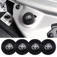 [Thicken] Toyota Car Shock Absorber Gasket Car Door Sound Insulation Silent Pad Sticker Exterior Accessories for Innova Corolla Wigo Fortuner Vios Avanza Altis Camry Hilux Sienta