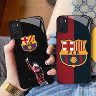 CK-42 Barcelona Football Club HD Glass Casing for OPPO A16 A16S A54S A95 A74 F19 F19S Reno 6 Lite