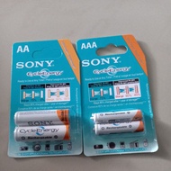 Ready stock sony rechargeable battery AA/AAA