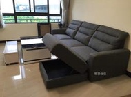 【順發傢俱】 多功能~L型布沙發~訂製品~坐墊可推~(x12)