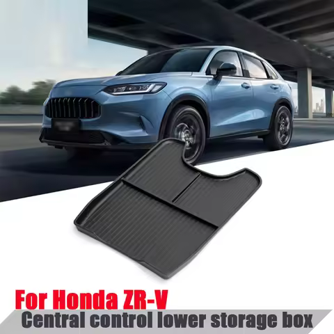 TPE Car Central Console Lower Storage Tray Organizer Storage Case for Honda HRV ZRV 2023-2024 Auto A
