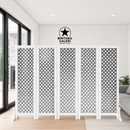 5 DOORS Synthetic Rattan Room Screen Minimalist Room Divider Room Divider Partition