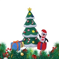 Inflatable Christmas Tree Outdoor 5.9ft Lighted Holiday Party Blow Up Christmas Tree Inflatables Out
