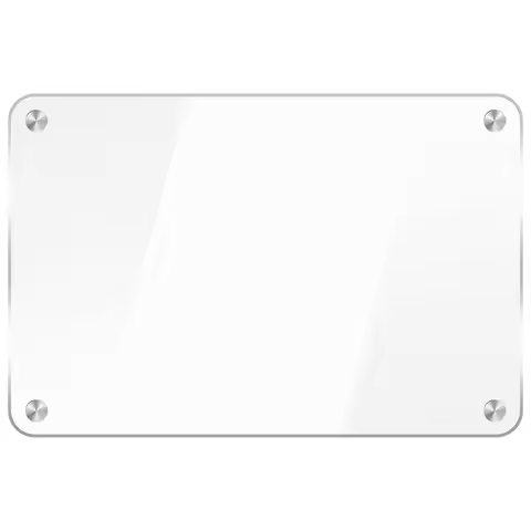 30X20CM Magnetic Whiteboard Clear Dry Calendar Board Refrigerator Practical Refrigerator Blank Trans