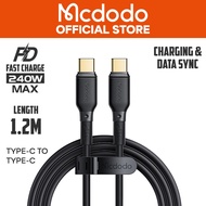 MCDODO CA331 Black Series 240W Type-C To Type-C Data Cable 1.2M