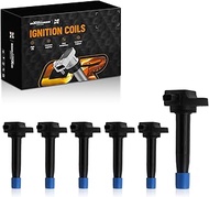 maXpeedingrods UF624 Set of 6 Ignition Coil Pack for Honda Pilot 09-15 Ridgeline 09-14 V6 3.5L, for 