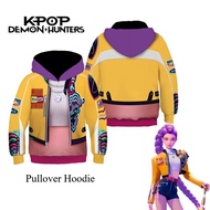 Kids Rumi Jacket K-Pop Demon Hunter Cosplay Costume Hoodie Disguise Cosplay CostumeFantasiaHalloween