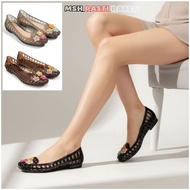 MSH C03 Imported PVC Ballet Shoes for Adult Women, Pakseosir Flower Flatshoes for Women