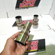 SLIP ON INLET 38 MM KE 50 MM KNALPOT LEHERAN KLX CRF VARIO MIO BEAT NMAX AEROX MODIF RACING