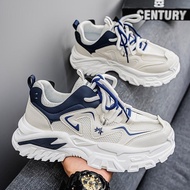 QC 279 Men's Shoes, Men's Sneaker Shoes Designed with 2 laces, fashionable style, made of Leather an